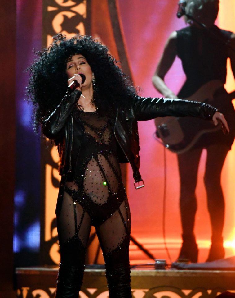  Was Cher's outfit recycled from one of her previous stage costumes from 30 years ago?