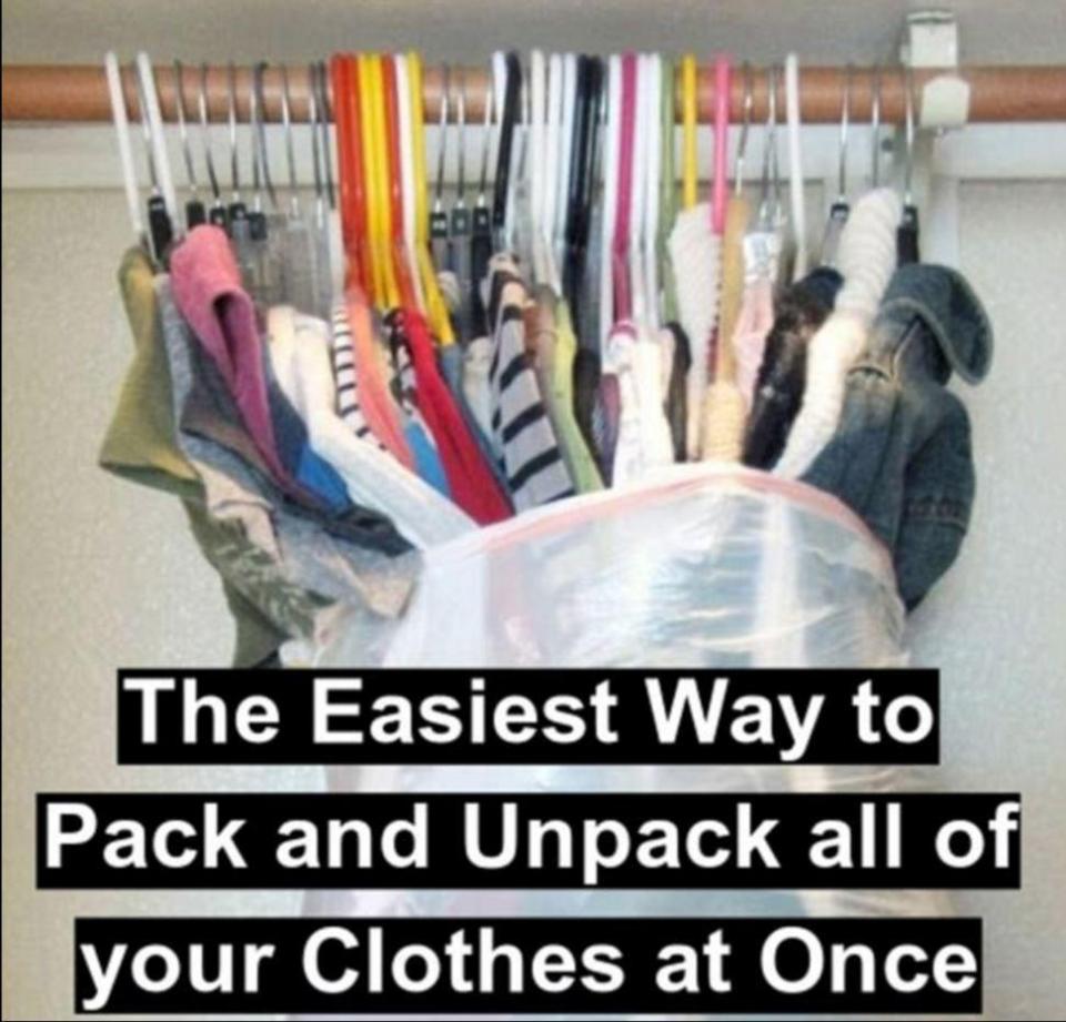  A great trick when moving house or going on your holidays