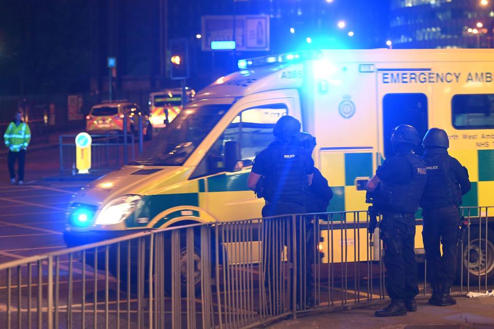  Dozens of people were injured with doctors at eight hospitals across Manchester faced with horrific injuries