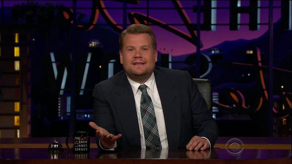  Corden hailed the 'strong, proud' character of the people of Manchester