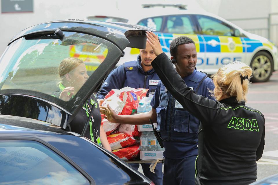  Asda donated treats to cheer up victims at Manchester Royal Infirmary