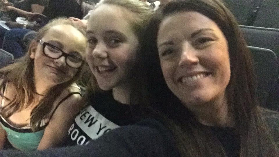  Helen Baxter (right) took her daughter Katy (left) and best friend India (middle) to the concert at Manchester Arena