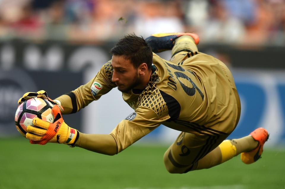  Gianluigi Donnarumma has been tipped for a move to one of the Manchester clubs, Real Madrid or Juventus