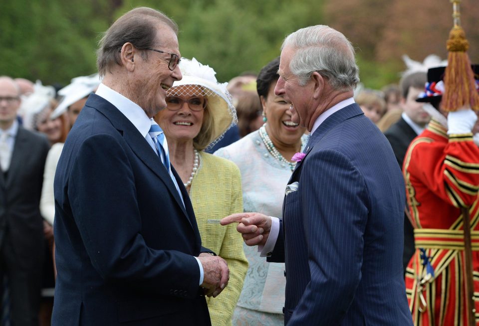  The royal connection: Sir Roger with Prince Charles in 2016