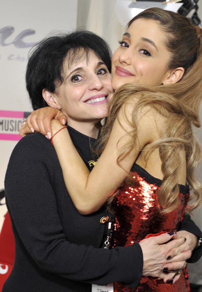  TMZ say Joan Grande, pictured left, was still sitting in her front row seat when the bomb went off