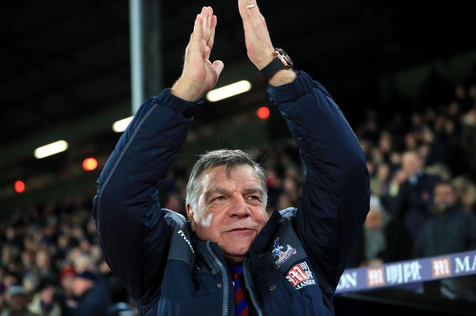  Allardyce was paid a £2million bonus for keeping Crystal Palace in the Premier League