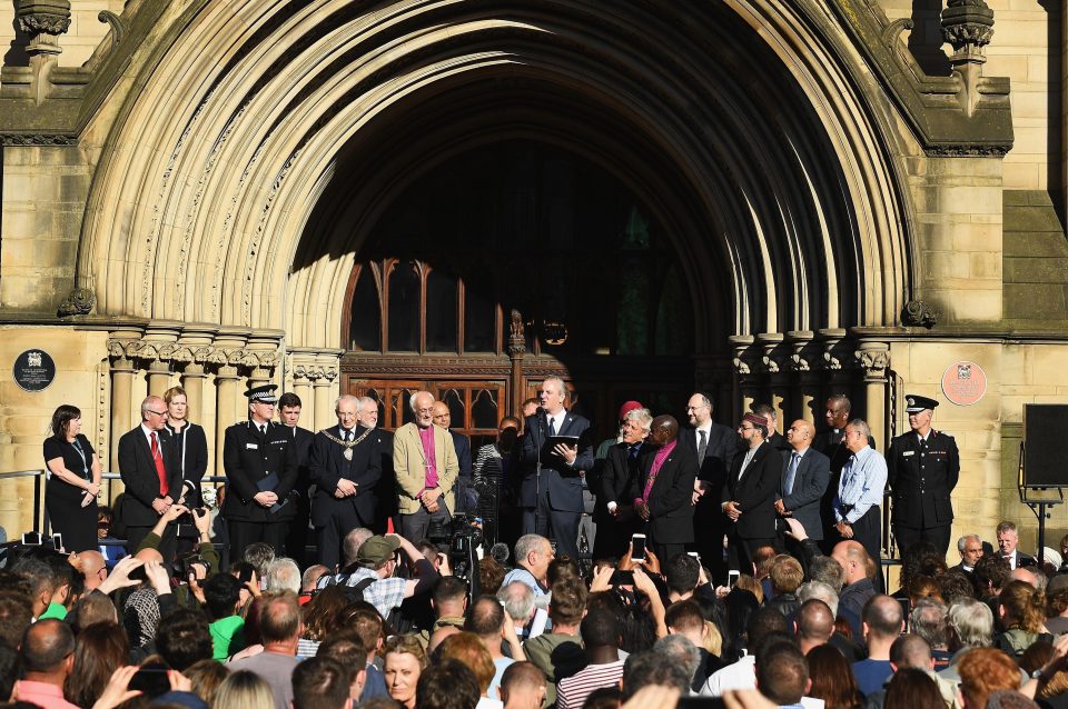  The defiant words of the poem were the perfect choice for the vigil of the Manchester terror attack