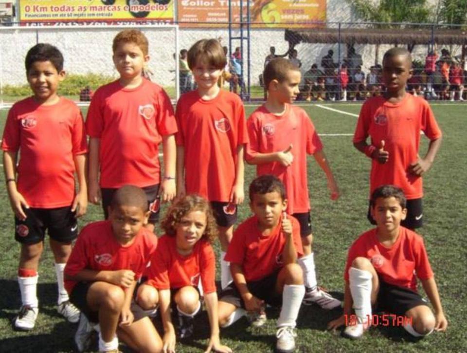  He played for a kids team in a favela in Rio de Janeiro