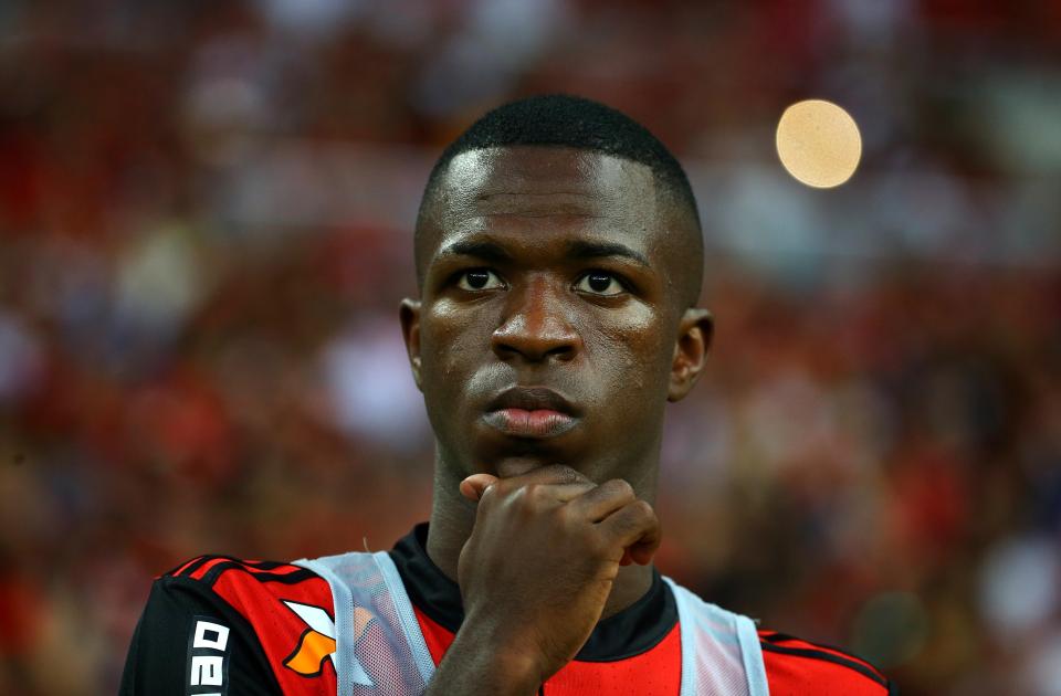  Vinicius Junior made his debut for Flamengo in May 2017