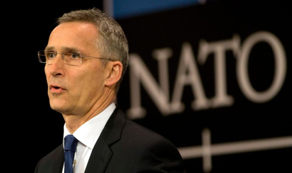  Nato's Secretary General Jens Stoltenberg backed Mrs May’s appeal