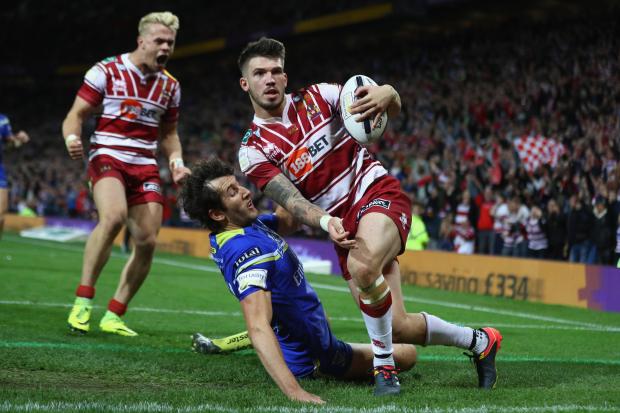 The mother and sister of Wigan team-mate Oliver Gildart were in the crowd at Manchester Arena