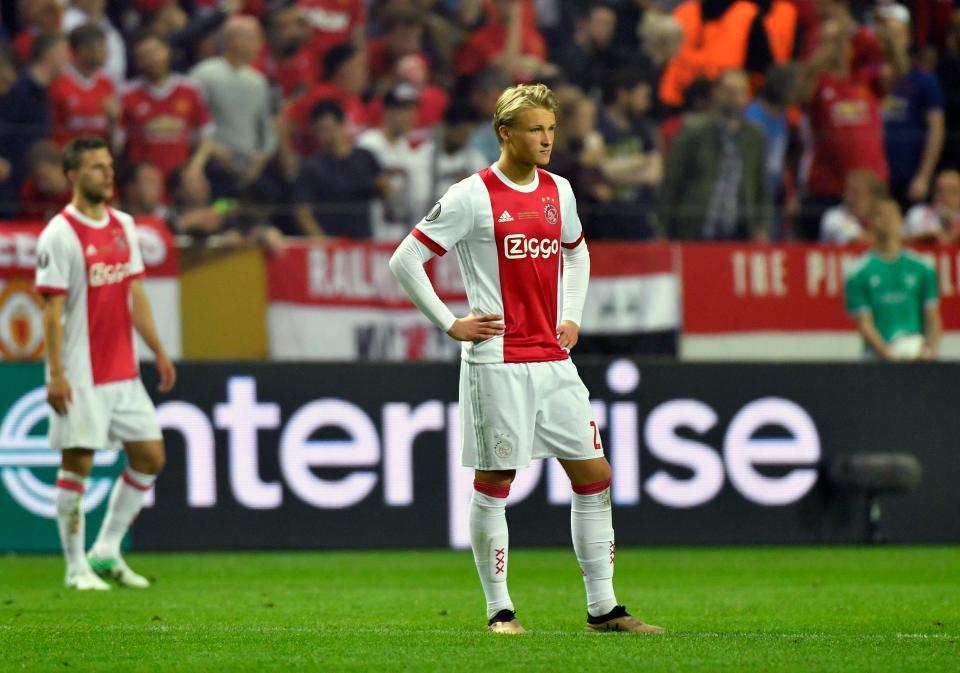  Kasper Dolberg believes a move to either Manchester club could be a step too far