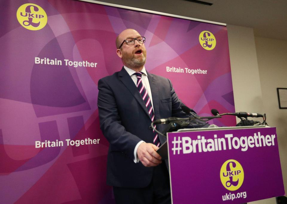  Paul Nuttall vowed to block those who go to fight for ISIS from being allowed back into the UK