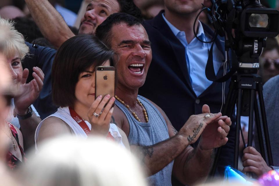  Big Fat Gypsy Weddings star Paddy Doherty also attended the memorial in Manchester