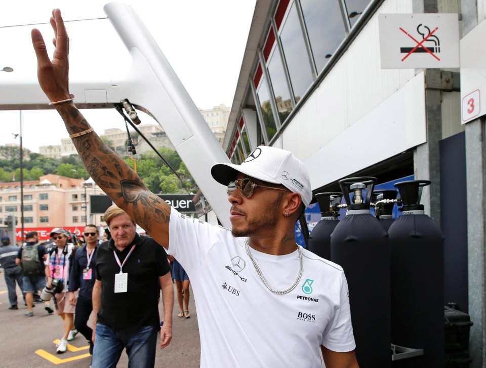 Lewis Hamilton is relaxed as he bids for a victory in Monaco that would put him top of the F1 table