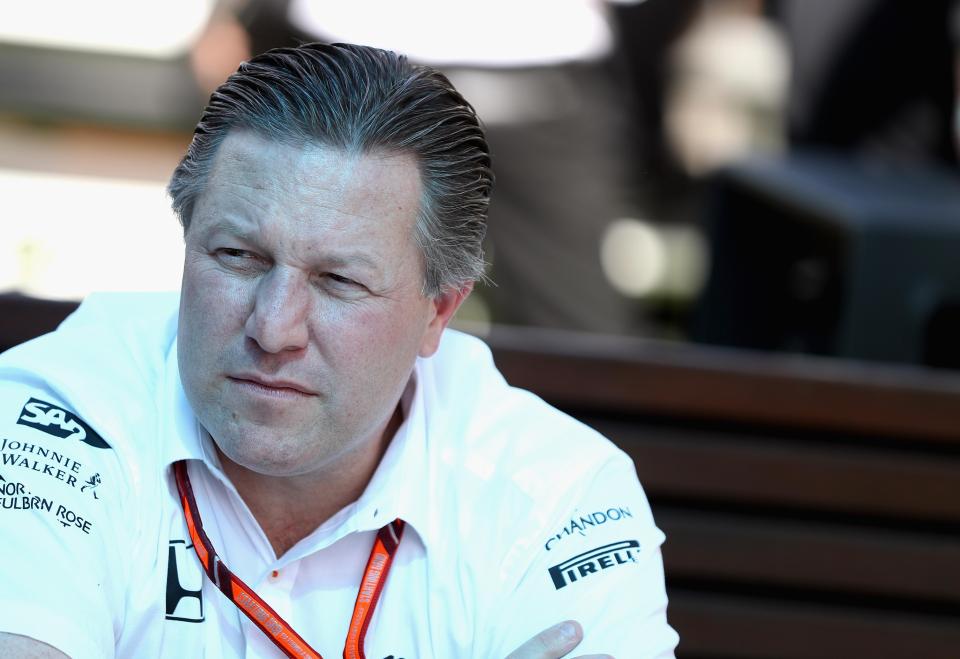  McLaren's Chief Executive Zak Brown says Alonso's decision has given the team a boost