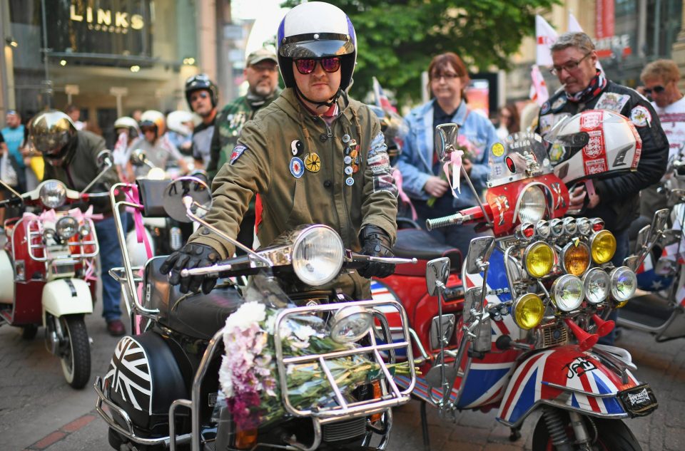  A convoy of bikers rode from Olivia's hometown of Bury to central Manchester