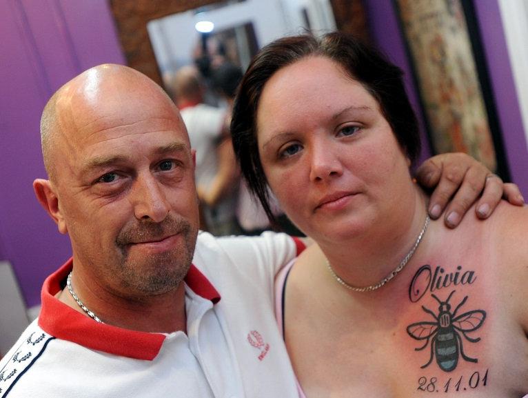  Olivia Campbell-Hardy's mum Charlotte shows off tribute tattoo alongside partner Paul