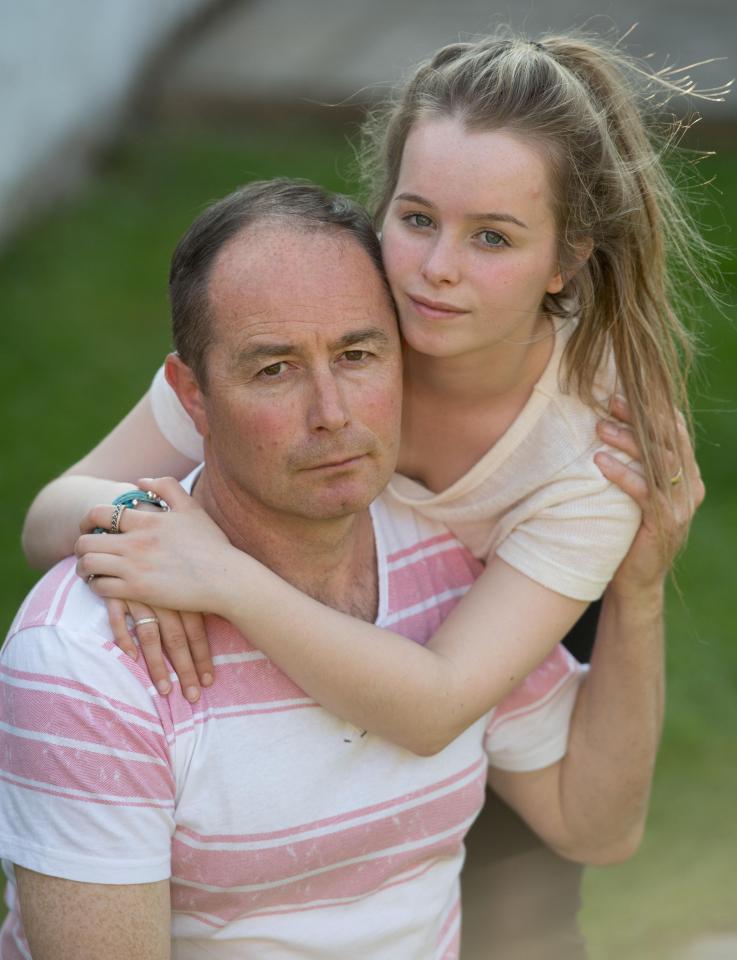  The dad-of-three with 16-year-old daughter Ellen, who received the tickets for Christmas