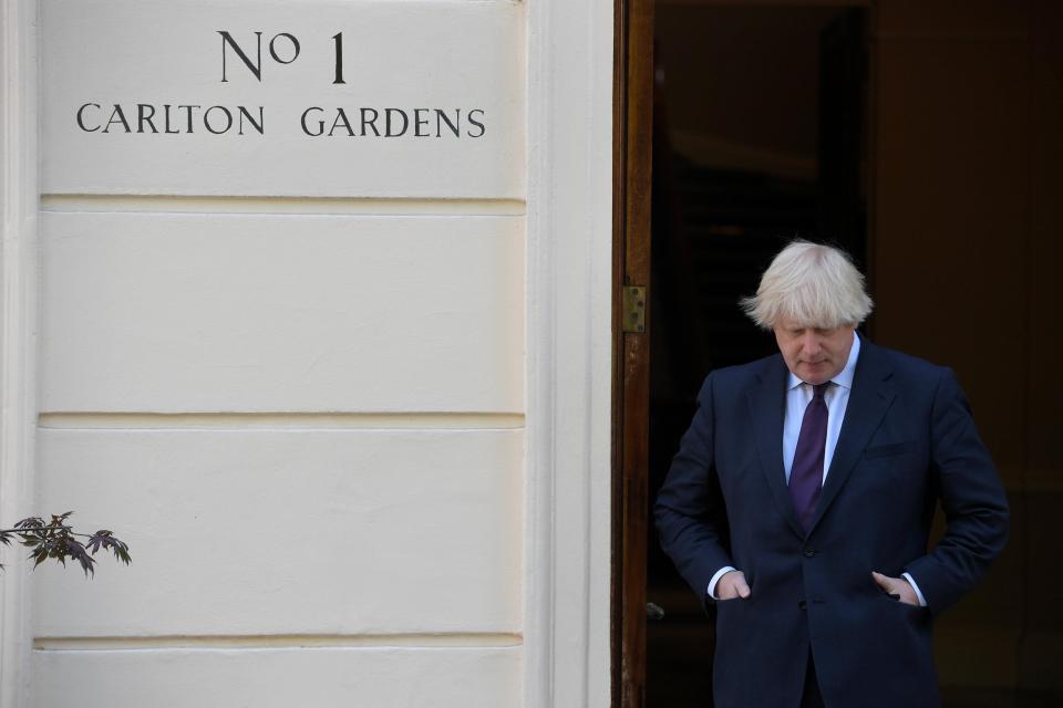  Boris Johnson welcomed the US Secretary of State to London