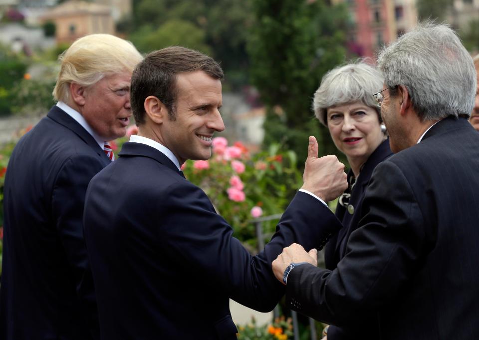  They spoke on the margins of the G7 summit in Taormina, Sicily, this week