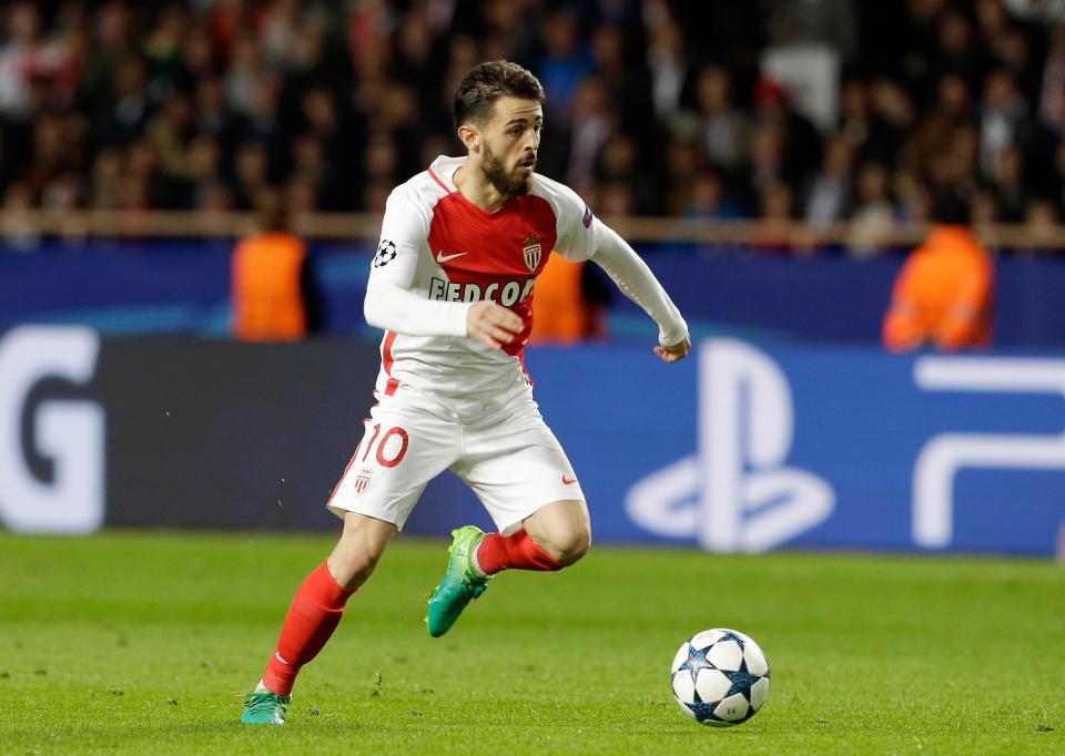  Bernardo Silva has already moved to the Premier League in a £43million deal from Monaco