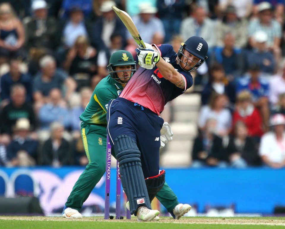  Stokes bludgeoned a century in a warm-up win over South Africa