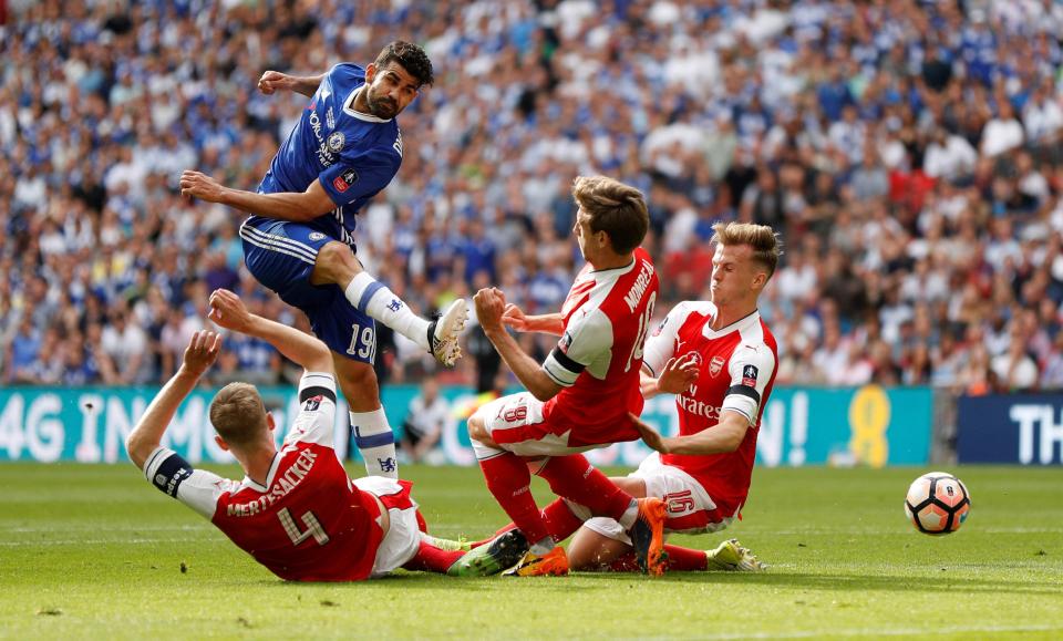  Arsenal produced a fantastic display to upset the odds at Wembley