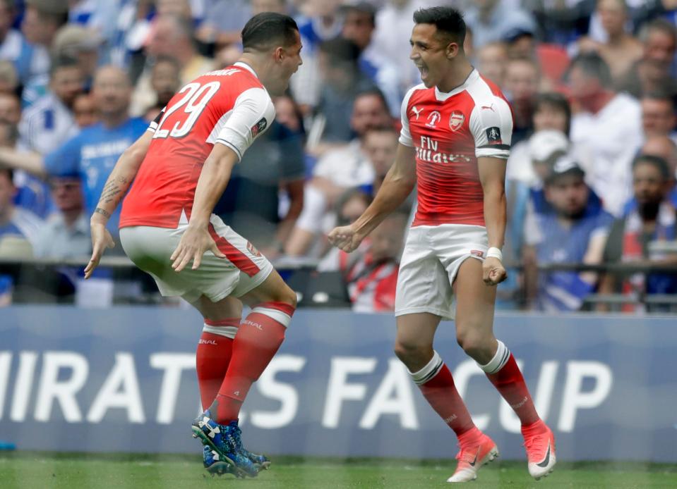  Alexis Sanchez had opened the scoring in controversial circumstances after four minutes