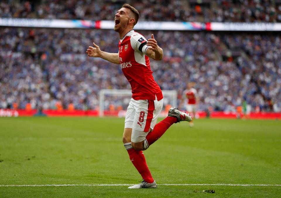  Aaron Ramsey scored the winner in the 79th minute in the FA Cup final