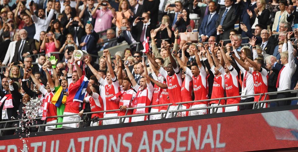  Per Mertesacker deservedly lifted the FA Cup after his performance