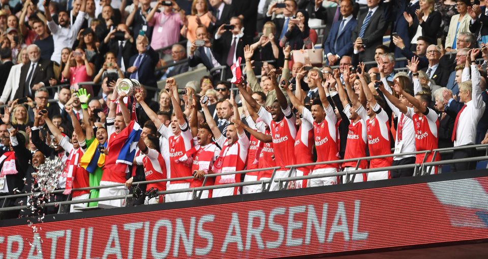  Arsenal ensured they ended the season on a high with victory over Chelsea