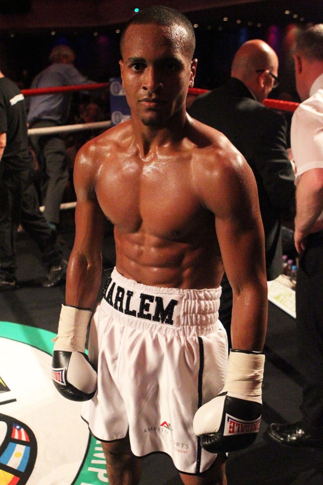 Harlem Eubank didn't wait around in his pro debut, stopping his opponent in the first round