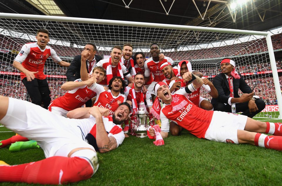  Arsenal put in a dominant display to win the FA Cup with a 2-1 defeat of Chelsea at Wembley