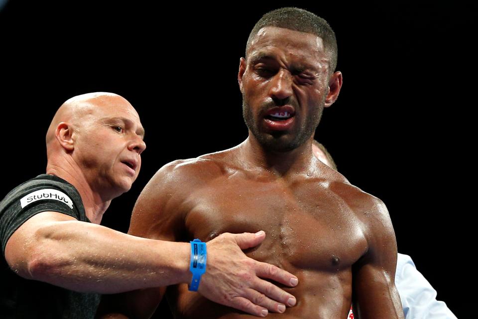  Kell Brook's vision deteriorated as he took more and more blows to his eye