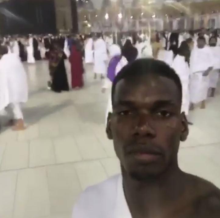  Pogba visits Mecca at the start of the holy month of Ramadan