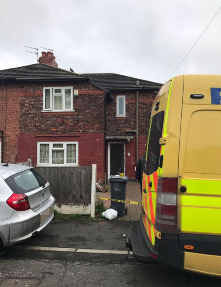  Police used a controlled explosion to gain access to a property in Gorton, arresting a 19-year-old yesterday