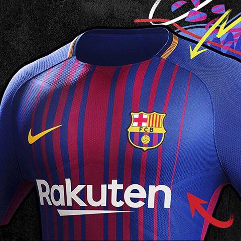  Barcelona have unveiled their new kit for next season