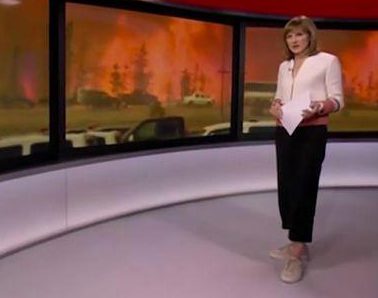  Fiona would, however, come under fire for these trainers she wore in 2016 - unless she broke out into a run mid-report