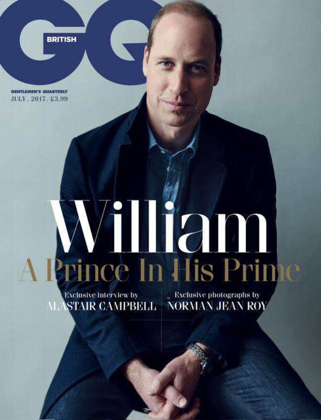 Prince William opened up in a candid interview with GQ