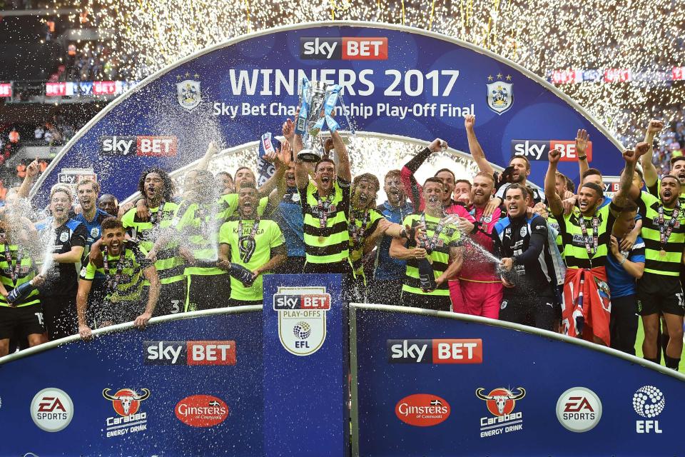  Huddersfield will now be competing against the likes of Manchester United and Chelsea next season