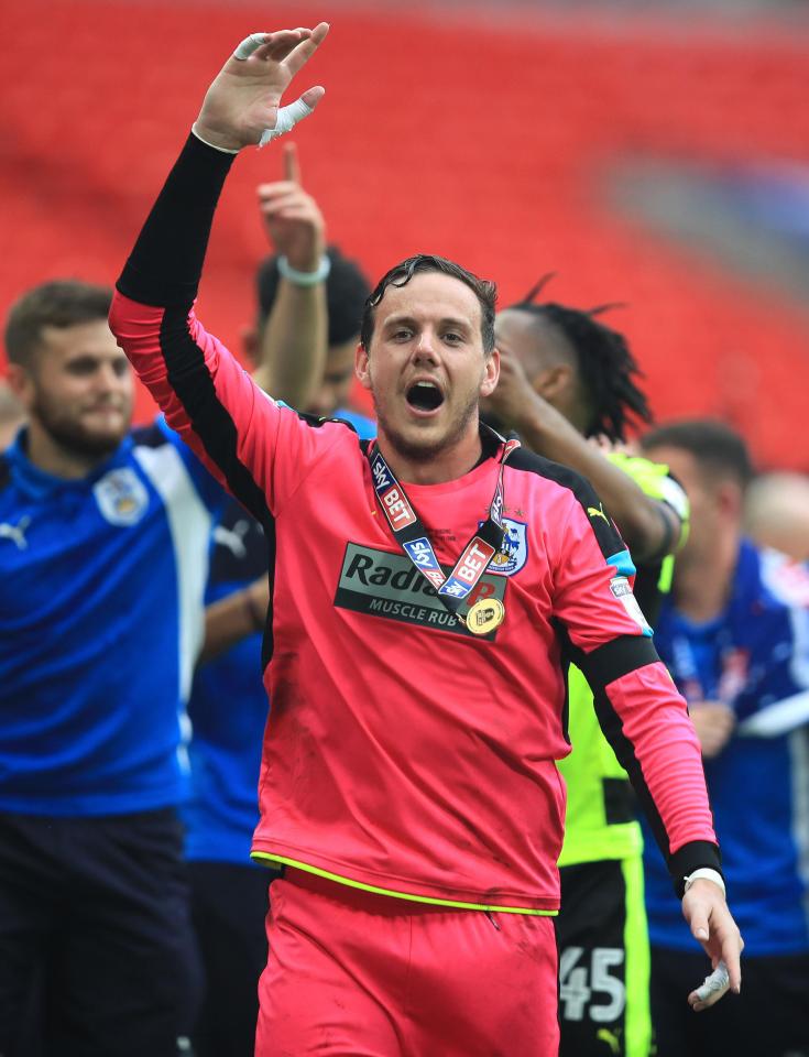  Danny Ward is behind Simon Mignolet and Loris Karius at Liverpool - he could stay for another season at Huddersfield