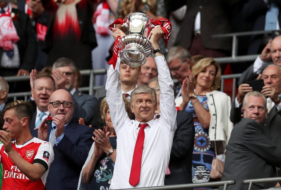  Wenger won his seventh FA Cup with Arsenal