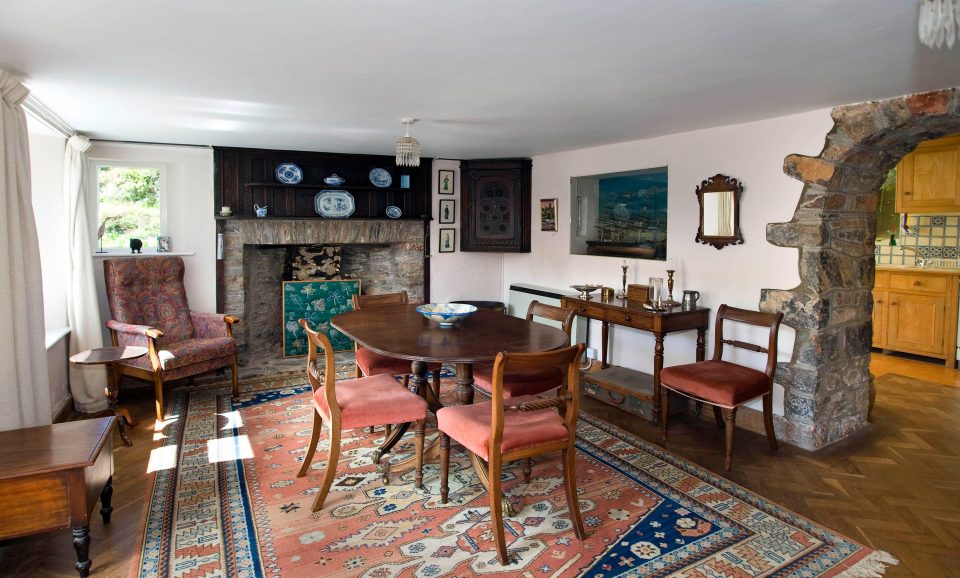  Pictured is the dining room but the property also comes with 1,617sq ft of accommodation