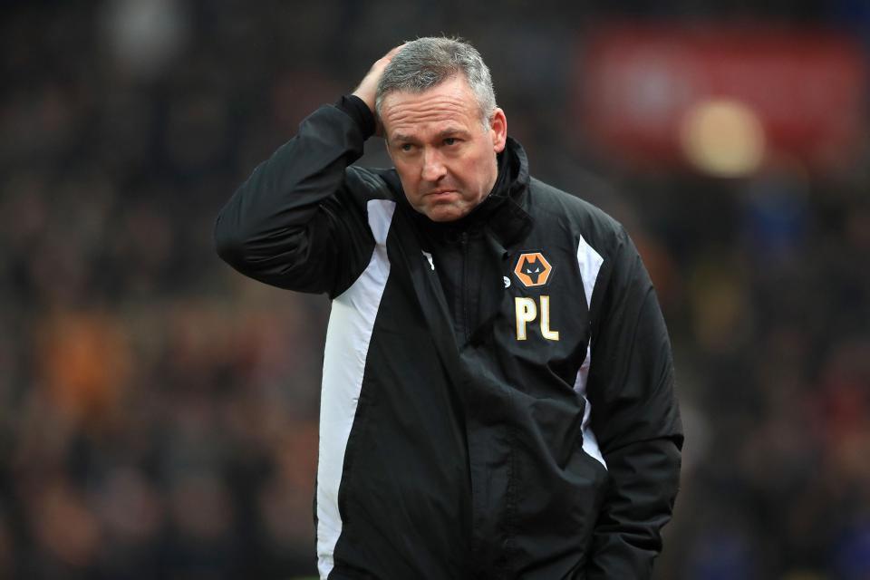  Paul Lambert lasted just seven months at Wolves