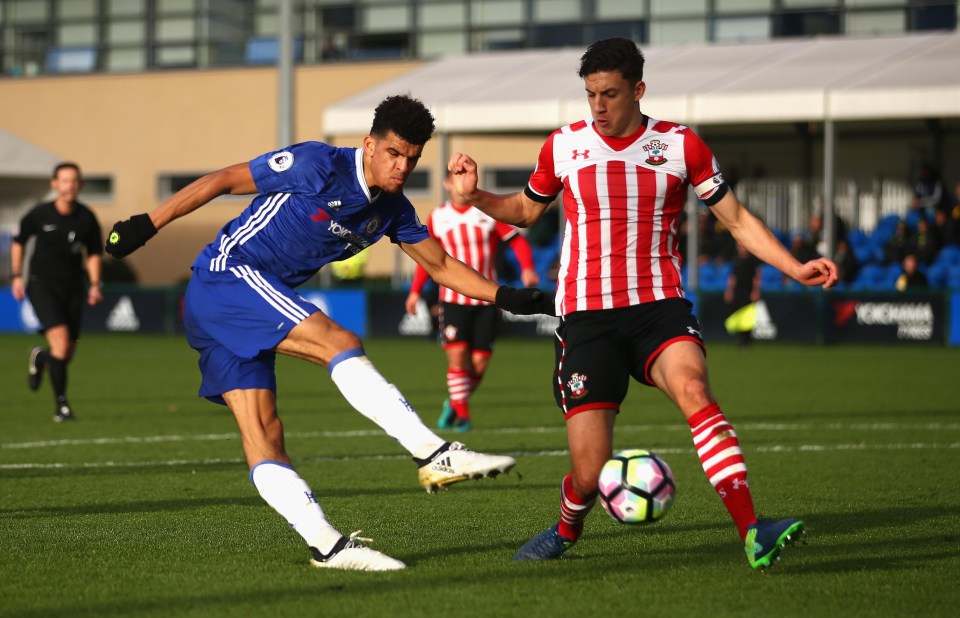 Dominic Solanke failed to play a single game for Chelsea in the 2016-17 season