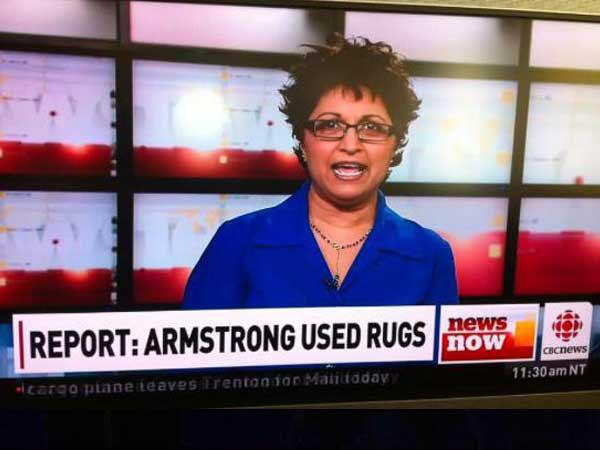 The spelling of the word ‘drugs’ led to some confusion on this news show