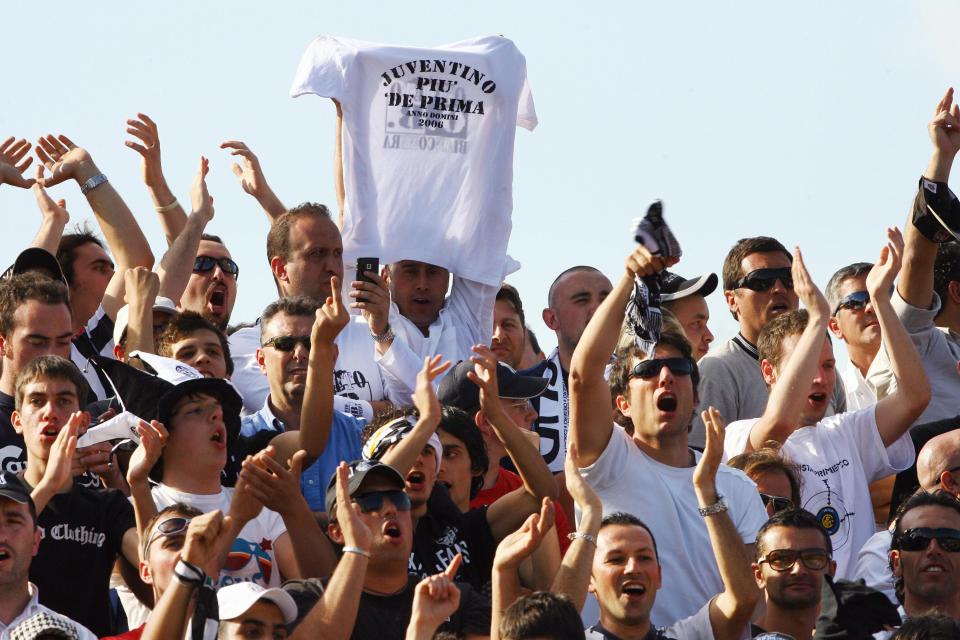  Juventus fans celebrate their return among Italy's elite