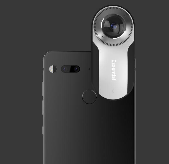 The camera clips on to the phone and will allow panoramic photos to be shot