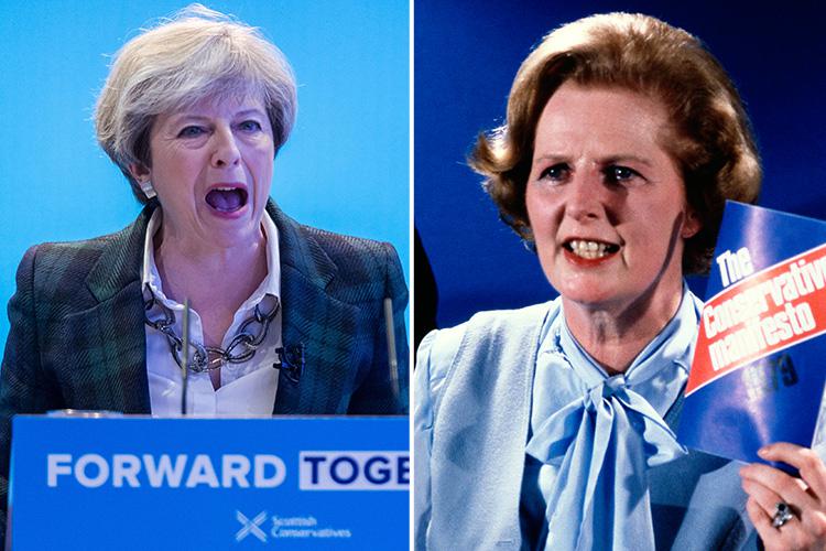  Theresa May says she hasn't abandoned Margaret Thatcher's thinking